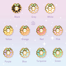 Load image into Gallery viewer, Ghostie Flower Mini Enamel Pin