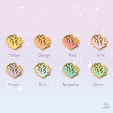 Load image into Gallery viewer, Coral Mini Enamel Pin