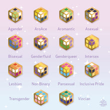 Charger l'image dans la visionneuse de la galerie, Pride Cube Mini Enamel Pin