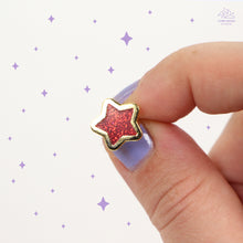 Load image into Gallery viewer, Glitter Star Mini Enamel Pin