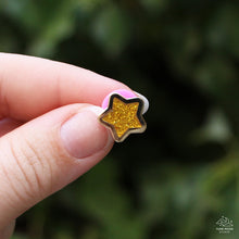 Load image into Gallery viewer, Glitter Star Mini Enamel Pin
