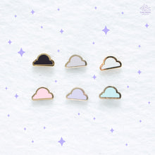 Load image into Gallery viewer, Cloud Mini Enamel Pin