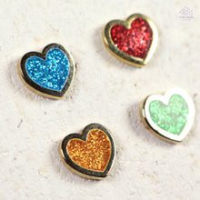 Charger l'image dans la visionneuse de la galerie, Glitter Heart Mini Enamel Pin