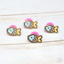 Load image into Gallery viewer, Fish Mini Enamel Pin