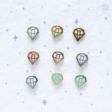 Load image into Gallery viewer, Diamond Mini Enamel Pin