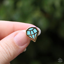 Load image into Gallery viewer, Diamond Mini Enamel Pin