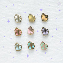 Load image into Gallery viewer, Crystal Mini Enamel Pin