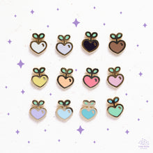 Load image into Gallery viewer, Ghostie Heart Seed Mini Enamel Pin