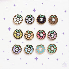 Load image into Gallery viewer, Ghostie Flower Mini Enamel Pin