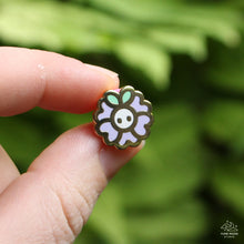 Load image into Gallery viewer, Ghostie Flower Mini Enamel Pin