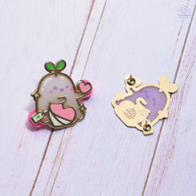 Load image into Gallery viewer, Giving Love - Sprout Ghostie Enamel Pin