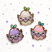 Load image into Gallery viewer, Displaying Love - Sprout Ghostie Enamel Pin