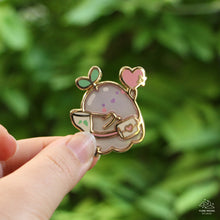Load image into Gallery viewer, Catching Love - Sprout Ghostie Enamel Pin