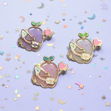 Load image into Gallery viewer, Catching Love - Sprout Ghostie Enamel Pin