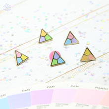 Charger l'image dans la visionneuse de la galerie, Pastel Triangle Mini Enamel Pin