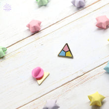 Charger l'image dans la visionneuse de la galerie, Pastel Triangle Mini Enamel Pin
