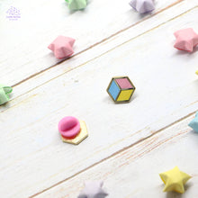 Charger l'image dans la visionneuse de la galerie, Pastel Cube Mini Enamel Pin