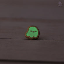 Load image into Gallery viewer, Grumpy Ghost Mini Enamel Pin