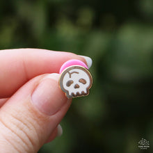 Load image into Gallery viewer, Skull Mini Enamel Pin