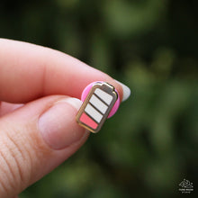 Load image into Gallery viewer, Battery Mini Enamel Pin