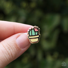 Load image into Gallery viewer, Potted Cactus Mini Enamel Pin