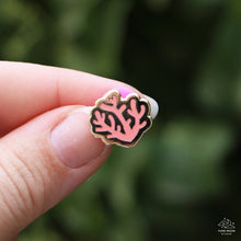 Load image into Gallery viewer, Coral Mini Enamel Pin