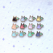 Load image into Gallery viewer, Leaf Gnome Mini Enamel Pin