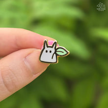 Load image into Gallery viewer, Leaf Gnome Mini Enamel Pin