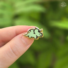 Charger l'image dans la visionneuse de la galerie, Triceratops Mini Enamel Pin