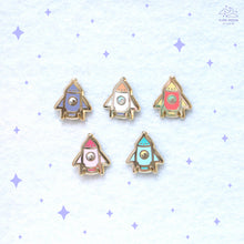 Charger l'image dans la visionneuse de la galerie, Space Rocket Mini Enamel Pin