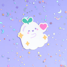 Load image into Gallery viewer, Giving Love - Sprout Ghostie Soft-touch Transparent Sticker