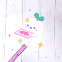 Load image into Gallery viewer, Nurturing Love - Sprout Ghostie Soft-touch Transparent Sticker