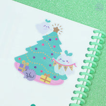 Load image into Gallery viewer, Christmas Ghosties Glittery Sticker