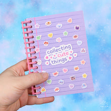 Load image into Gallery viewer, Collecting Cute Things A6 Reusable Sticker Book