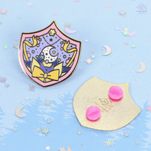 Load image into Gallery viewer, Princess Kaguya Shield Enamel Pin