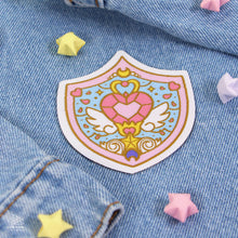 Load image into Gallery viewer, Heart Shield Woven Patch