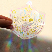 Load image into Gallery viewer, Moon Shield Suncatcher Window Decal