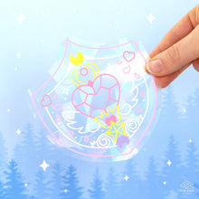 Load image into Gallery viewer, Heart Shield Suncatcher Window Decal