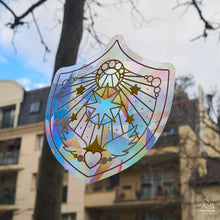Load image into Gallery viewer, Star Shield Suncatcher Window Decal