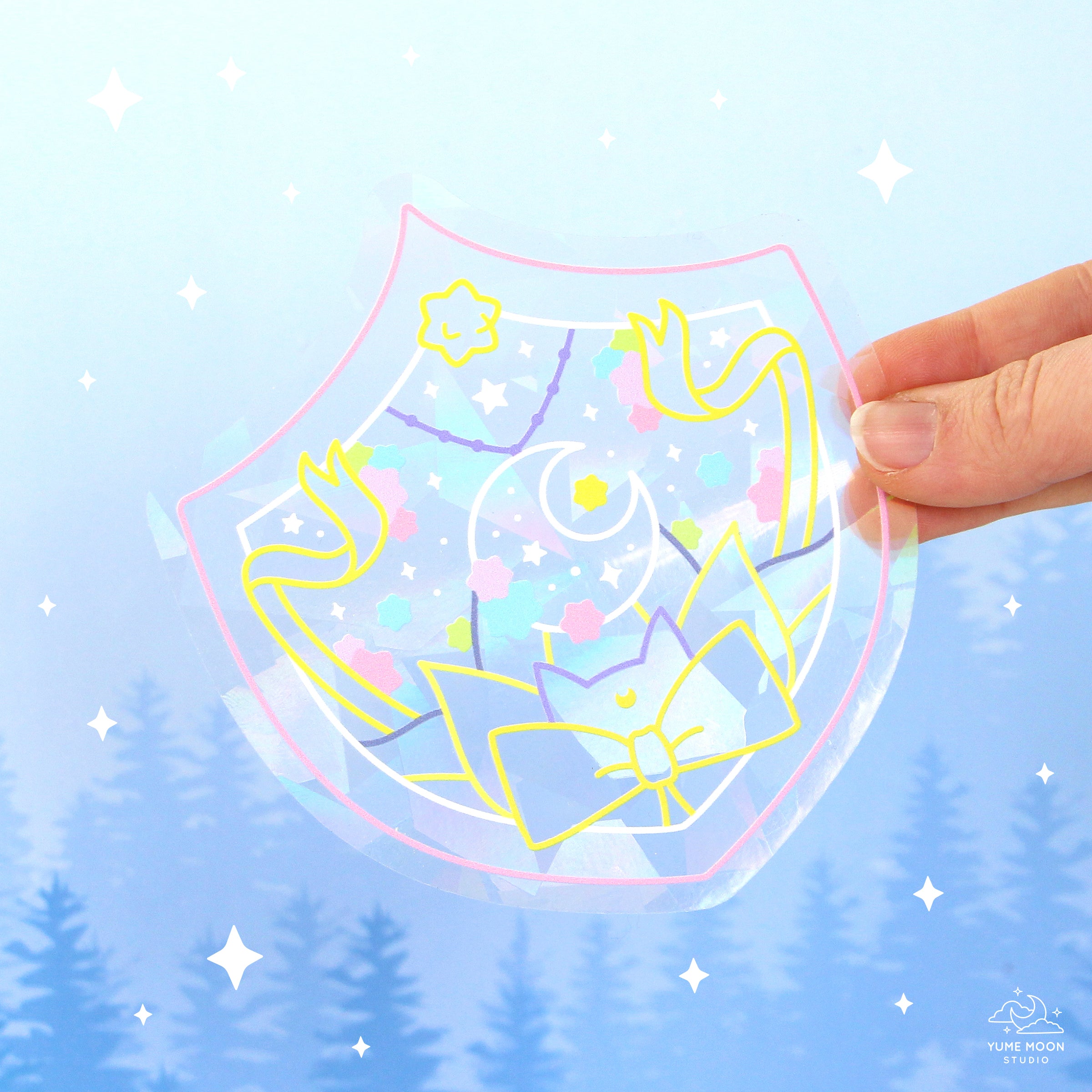 Princess Kaguya Shield Suncatcher Window Decal – Yume Moon