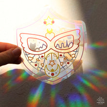 Charger l'image dans la visionneuse de la galerie, Red Mask Shield Suncatcher Window Decal