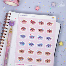 Load image into Gallery viewer, Otter Emotions Sticker Sheet