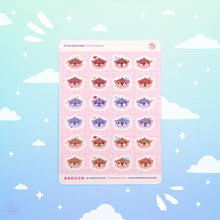 Load image into Gallery viewer, Otter Emotions Sticker Sheet