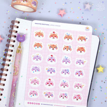Load image into Gallery viewer, Hamster Emotions Sticker Sheet