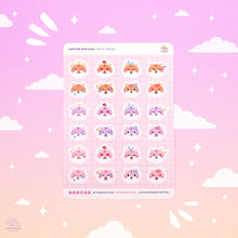 Load image into Gallery viewer, Hamster Emotions Sticker Sheet