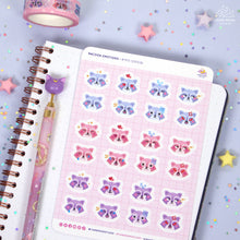 Load image into Gallery viewer, Raccoon Emotions Sticker Sheet