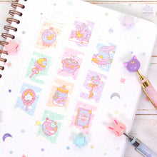 Load image into Gallery viewer, Moon Magical Items Stamps Washi Tape
