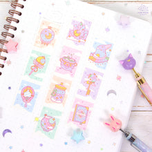 Load image into Gallery viewer, Moon Magical Items Stamps Washi Tape