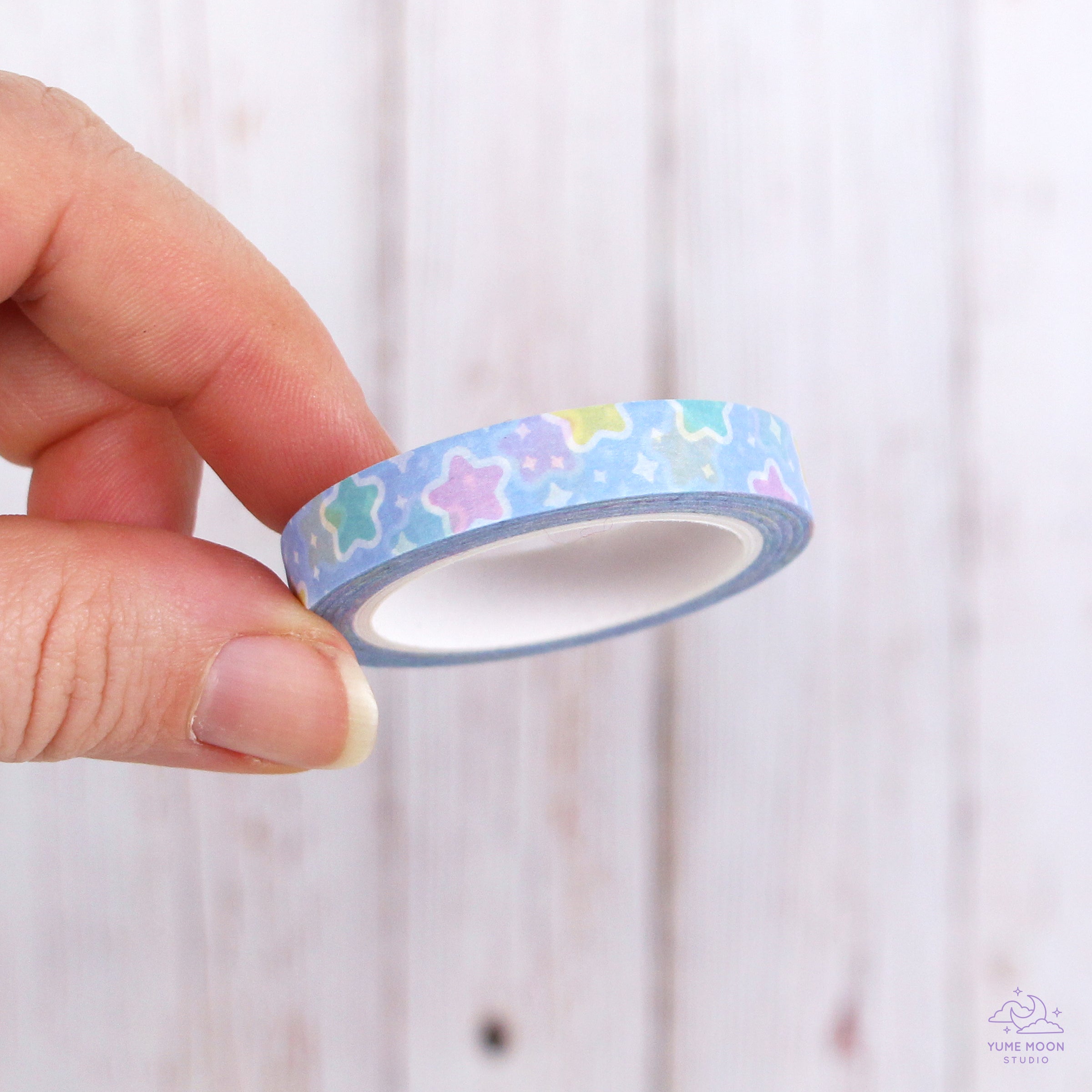 Pastel Sparkles Thin Washi Tape – Yume Moon Studio