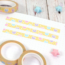 Load image into Gallery viewer, Pastel Moons Thin Washi Tape
